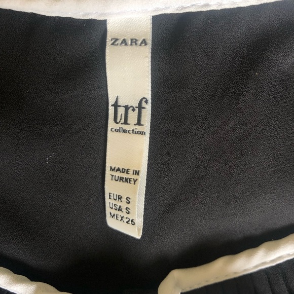 Zara TRF Black Sleeveless Blouse Size S - Picture 4 of 6